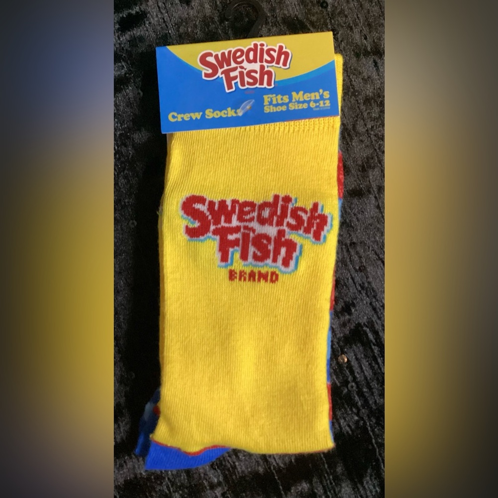 Swedish Fish Crew Socks 6-12